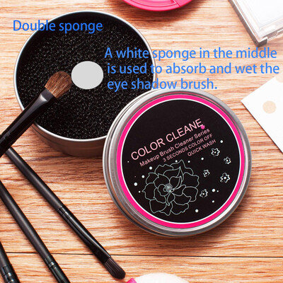 

Gobestart Brush Color Removal Sponge Clean Makeup Brushes Easily Swiftly Switch To Next