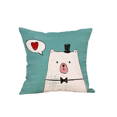 

Toponeto Cotton Linen Pillow Case Car Sofa Bed Waist Throw Cushion Cover Home Decoration