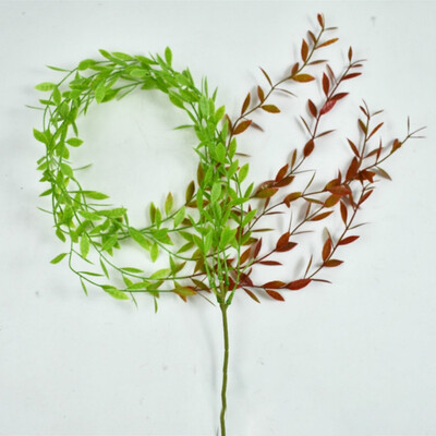 

Artificial Weeping Willow Leaves Wall Vines Simulation Leaf For Home Office Decoration