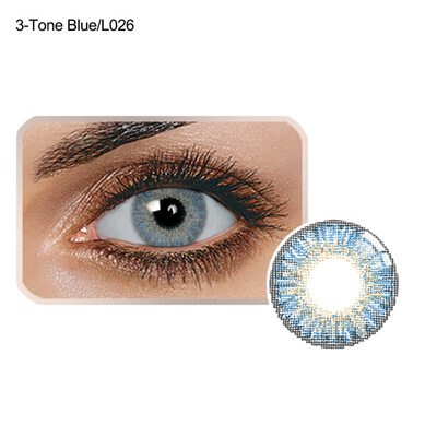 

1Pair 145mm DIA Unisex Fashion Blue Green Honey Brown Gray Colour Contact Lens