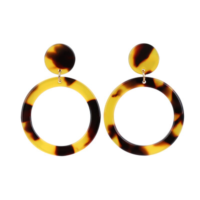 

Acrylic Hoop Earrings