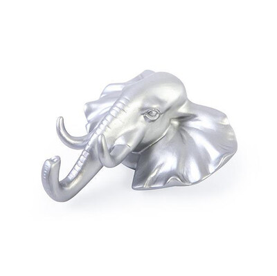 

Toponeto Lovely Elephant Head Self Adhesive Wall Door Hook Hanger Bag Keys Sticky Holder