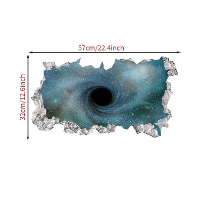 

Universe Black Hole Wall Decor Sticker Removable Self-Adhesive Individualized for Bedroom Living Room Background Decoration