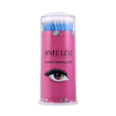 

AMEIZII 100Pcs Disposable Eyelash Makeup Brushes Cosmetic Eyelash Extension Tools Individual Lash Removing Makeup Tools Lint