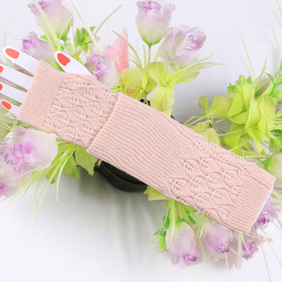 

Wool Mitt Half Finger Women&39S Gloves Winter Autumn Knitted For Women Fingerless Gloves Wrist Warmer Mittens