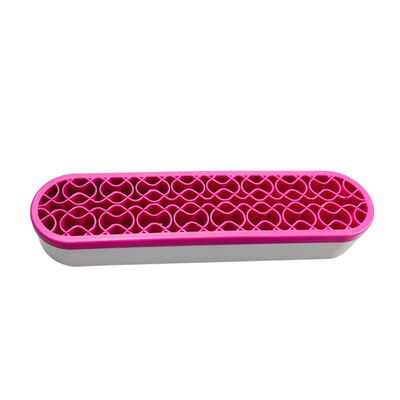 

1Pcs Silicone Makeup Brush Holder Organizer Facial Make Up Brush Drying Rack Flower Shape Brushes Display Shelf Beauty Cosmetics