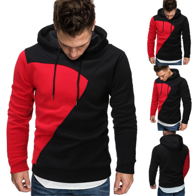 

Toponeto Mens Autumn Winter Long Sleeve Zipper Hooded Sweatshirt Sweater Coat Top