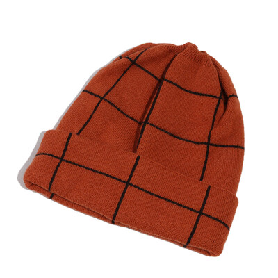 

Hat Female Autumn&Winter Korean Edition Chao Baitao 2019 Headgear Korean ins Student Lattice Warm Knitted Hat Male