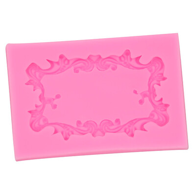 

3D Silicone Fondant Mold Fondant Gum Paste Decorating Chocolate Cake Mould Baking Vintage Fotorahmen