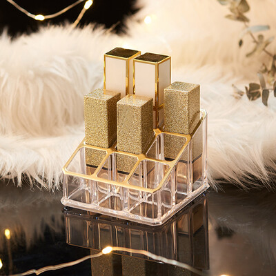 

Gobestart Cosmetic Storage Rack Lipstick Display Stand Case Makeup Brush Holder Organizer