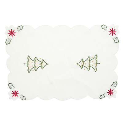 

Tailored 1PC Bowl Fork Placemat Mat Decoration Home Party Christmas Dining Table A