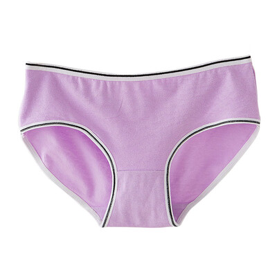 

Fashion Women Cotton Solid Color Underwear girls underwear Women Panties Intimates briefs