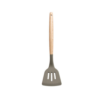 

Wooden Handle Silicone Kitchenware Non-Stick Pan Silicone Kitchen Utensils Cooking Tools Kitchen Utensils