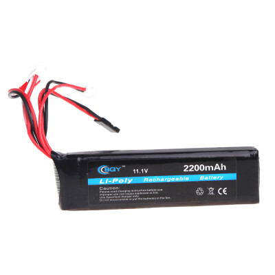 

New Vehicles & Remote Control Toys Accessories BQY Transmitter LiPo Battery 111V 2200mAh 3 connector for JR Futaba Walkera WFLY