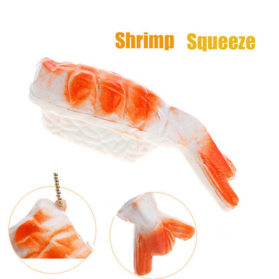 

YIWULASimulation Shrimp Slow Rising Scented Squeeze Relieve Stress Toy