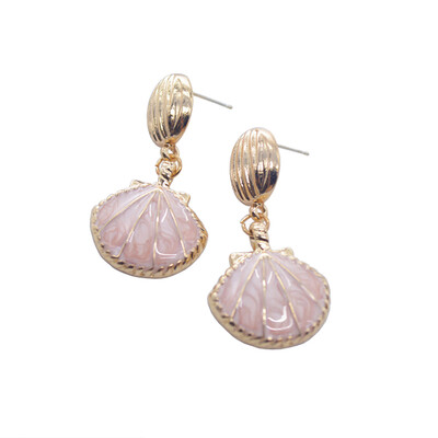 

Shell Earring Sweet Wind Color Simple Cute Romantic Colorful Shell Rainbow Earrings Unique Earrings Jewelry