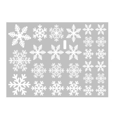 

New Christmas Snowflake Wall Stickers Reusable Christmas Window Clings Stickers Vinyl Decal Decor Xmas Party Home Decor