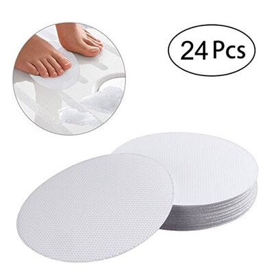 

12 Safety T-Strips Clear Non-Slip Applique Mat Stickers Bath Tub & Shower 15"