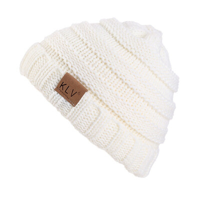 

Kids Outdoor Warm Hats New Autumn Winter Children Soft Knit Hat Trendy Boys Girls Casual Caps 2-8Y