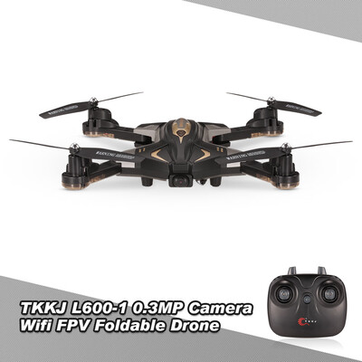 

TKKJ L600-1 03MP Camera Wifi FPV Foldable Drone Altitude Hold G-sensor Optical Flow Positioning Quadcopter
