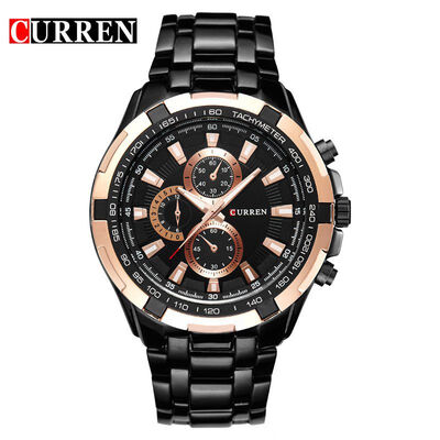 

Luxury Stainless Steel Watch Men Business Casual &Fashion Quartz Watches Waterproof Relogio Male Wristwatch