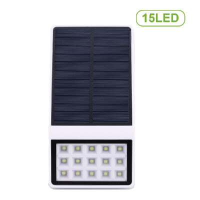 

15 LEDs Solar Powered Wall Lamp Motion Sensor Light IP65 Water-resistant Human Body Induction Lamp Security Outdoor Lighting for P