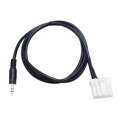 

35mm Black B70 AUX Audio Adapter Input Cable for Mazda 2 3 5 6 MX5 RX8 2006 MP3 CD Changer Jack Plug