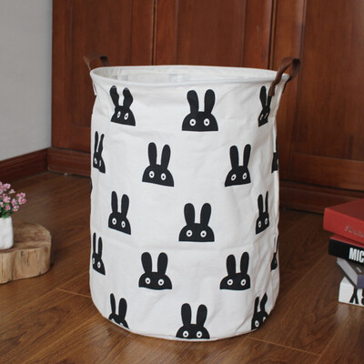 

NeillieN Household cloth dirty basket dirty basket folding basket toy clothing Cotton&linen Storage basket laundry basket