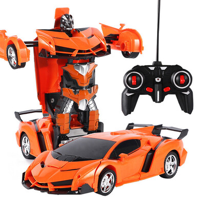 

Tailored 118 Electric Remote Control Car1 Button Remote Control Deformable Vehicle Robot