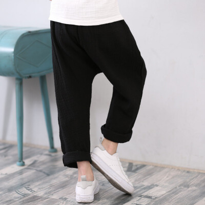 

Global Sales Summer Casual Children Cotton Knickerbockers Capris Kids Bloomers Anti-mosquito Pants