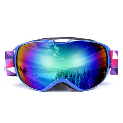 

Anti-fogging Goggles Skiing OTG Goggle UV400 Protection Goggles Climbing Skating Snow Sports Coated Goggles for Kids