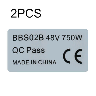 

2pcs Set Polyester Waterproof Stickers Adhesive Decal For BBSHD Mid Motor Rating