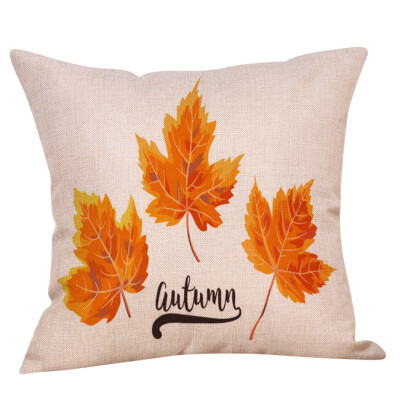 

〖Follure〗Thanksgivin Autumn Throw Pillow Cover Pillowcases Decorative Sofa Cushion Cover