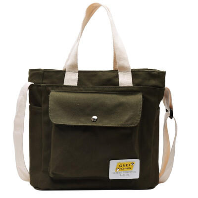 

Tailored Womens 2019 New Fashion Wild Canvas Large Capacity Shoulder Bag