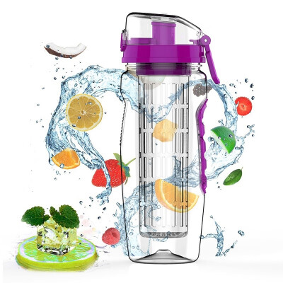 

1000ml Fruit Infusion Infusing Infuser Water Bottle Health BPA-Free Water Bottle