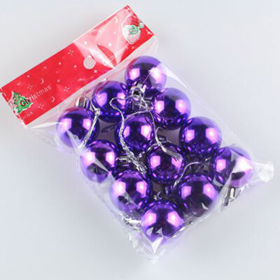 

12Pcs Hot Sale Christmas Tree Xmas Balls Decorations Fashion Bauble Hanging Party Drop Pendant For DIY Xmas Party