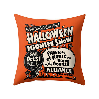

〖Follure〗Halloween Pillowcase Polyester Sofa Car Seat Cover Home Decoration 45 X 45CM