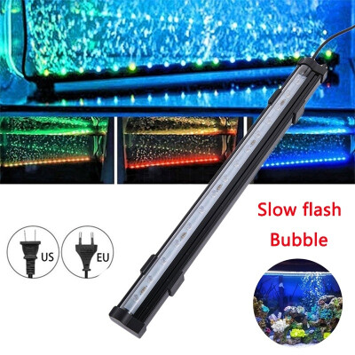 

Multicolor LED Aquarium Light Fish Tank Light Underwater Light Submersible Crystal Glass Lightsno Oxygen Pump