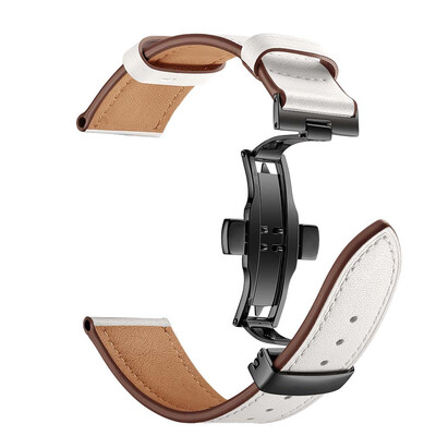 

〖Follure〗Butterfly buckle Leather Wrist Watch Strap Band For IWatch Apple Watch 42mm