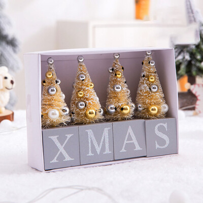 

Christmas Decorations Mini Joy Xmas Christmas Tree Decoration Hotel Party Table Window Display
