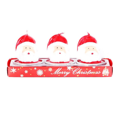 

Siaonvr Christmas Party Cartoon Candles Happy Birthday Cake Topper Cute Decoration