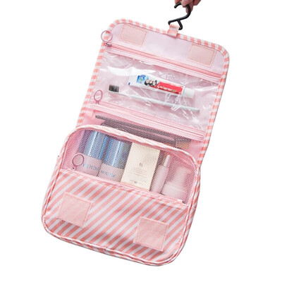 

Hanging Hook Waterproof Portable Travel Toiletry Cosmetics Make Up Case Storage Bag Luggage Packing Organizer