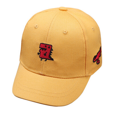 

Summer baby boy baseball hat embroidered cartoon dinosaur baby cap baby sun hat for 0-3Y