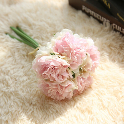 

Peony Shape Bouquet Plant Simulation Flower Multi-color Wedding Bouquet Fake Flower Wedding Household Peony Decoration