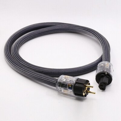 

Pure Copper with Shielded HiFi Power Cord Professional Audio AC Amplifier Wire AC Power Cable