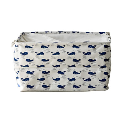

Funny Cartoon Animal Printed Cotton With Hand Sundries Storage Basket Home Garden Storage Organization