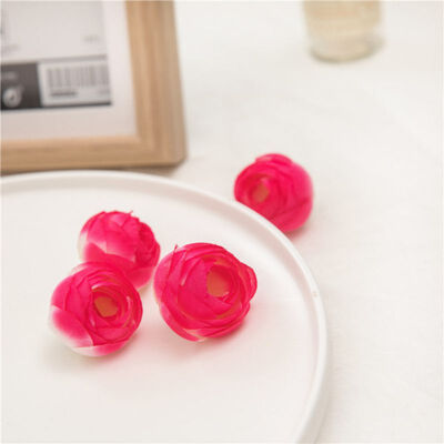 

10pcs Artificial Tea Rose Bud Small Peony Flower Head Flores For Wedding Decoration Wreath Scrapbooking Diy Craft Fake Flowers