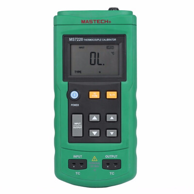 

MASTECH MS7220 Professional Thermocouple Simulator Calibrator Tester Meter Thermocouple MeasurementSimulation Simulate With box