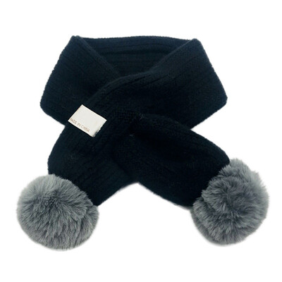 

9 Colors Baby Scarves Kids Neckerchief Winter Warm Scarves Boys Girl Kids Cute Simple Knitted Scarf for Children