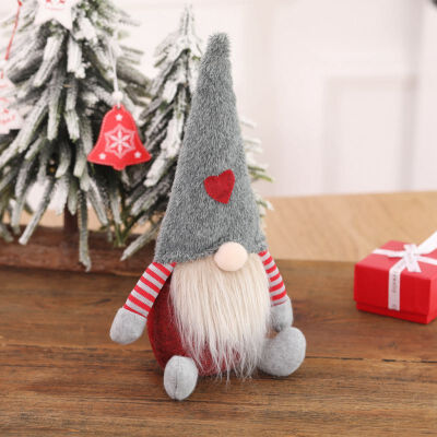 

Plush Gnome Doll Ornaments Swedish Christmas Santa Figurine Holiday Party Decor